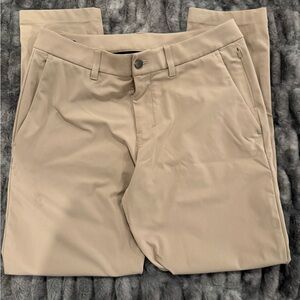 Men's Lululemon ABC Trouser Pants size- khaki size 32 - like new
